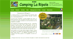 Desktop Screenshot of campingripole.info